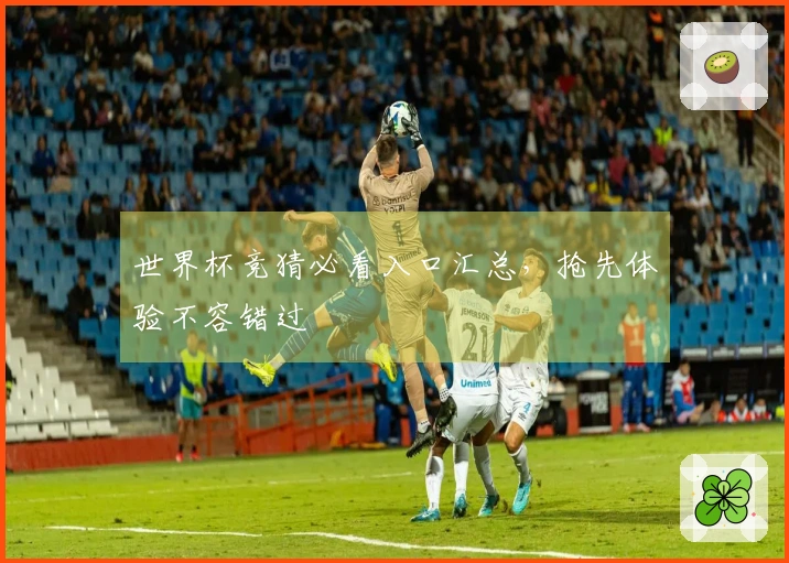世界杯竞猜必看入口汇总，抢先体验不容错过