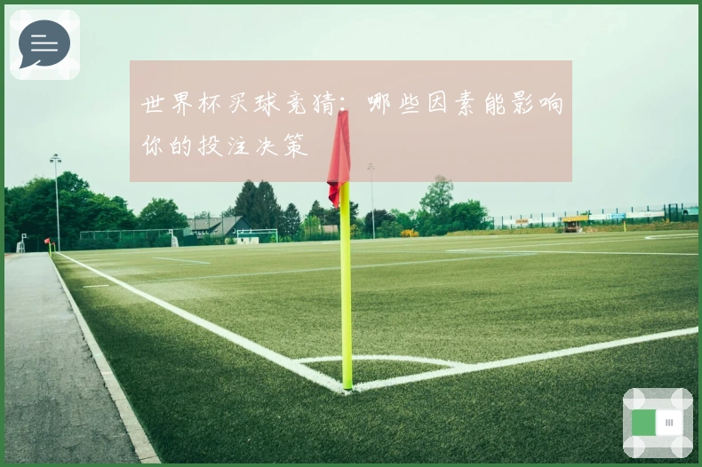 世界杯买球竞猜：哪些因素能影响你的投注决策